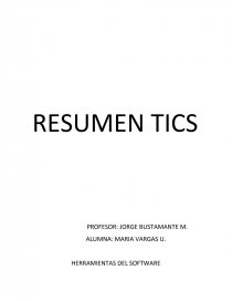 HERRAMIENTAS DEL SOFTWARE .. Página 1