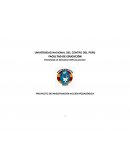 PROYECTO DE INVESTIGACIÓN ACCIÓN PEDAGÓGICA.
