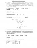 Ejercicios resueltos de Proporcionalidad