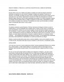 ENSAYO SOBRE EL TEMA DE LA JUSTICIA E INJUSTICIA EN LA OBRA DE ANTÍGONA