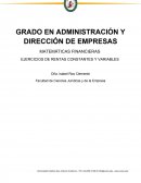 Ejercicios de Rentas