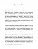Emprendimiento social.
