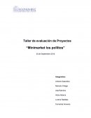 Taller de evaluación de Proyectos “Minimarket los pollitos”