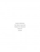 Concepto de Administración. Fundamentos de la Administración