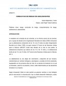 CONDUCTAS DE RIESGO EN ADOLESCENTES