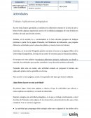 Aplicaciones pedagógicas.