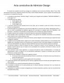 Acta constutiva de Admistor Design