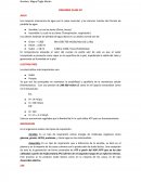 Perdida de Agua, electro litros y Ph