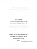 ANALISIS EXPERIMENTAL DEL COMPORTAMINETO.