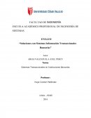 Soluciones con Sistemas Información Transaccionales Bancarias
