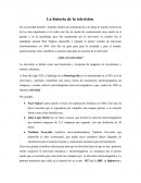 La historia de la televisión