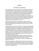 Reflexión (Portafolio de evidencias)