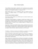 Hegel y el idealismo hegeliano