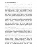 Los medios de comunicación y su impacto en las decisiones políticas de México.