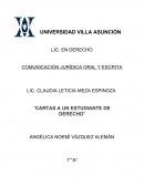 Cartas a un estudiante de derecho