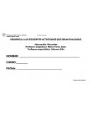 DESARROLLA LAS SIGUIENTES ACTIVIDADES QUE SERAN EVALUADAS.