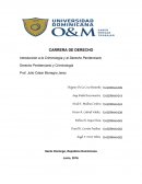 Introducción a la Criminología y el Derecho Penitenciario