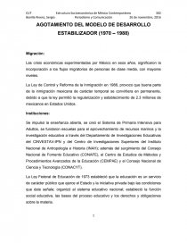 AGOTAMIENTO DEL MODELO DE DESARROLLO ESTABILIZADOR (1970 – 1988) - Ensayos  - Sergio Bonilla