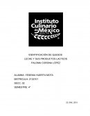 LECHE Y SUS PRODUCTOS LACTEOS