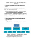 DISEÑO Y DESCRIPCIÓN DE PUESTOS EN LA EMPRESA “GMS PERÚ”