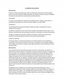 La orgánica, macro y microentorno.