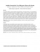 Análisis Sensorial de Tres Diferentes Marcas De Kumis