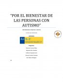 Por el bienestar de las personas con autismo