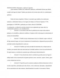 INSTRUCCIONES: Responder y explicar lo siguiente.. Página 1