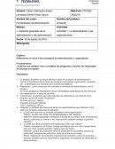 Actividad 1. La administración y las organizaciones.