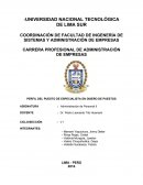 Especialista de diseño de puestos