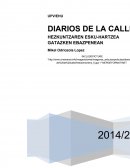 MIKEL ODRIOZOLA LOPEZ. DIARIOS DE LA CALLE.