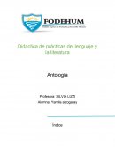 Didáctica de prácticas del lenguaje y la literatura[pic 2] Antología