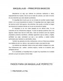 Maquillaje. Principios básicos