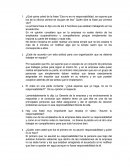 ¿Qué opina usted de la frase “Esa no es mi responsabilidad, se supone que los de la oficina central se ocupan de eso” Quién dice la frase por primera vez?