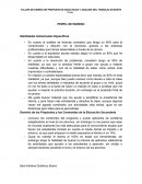 Perfil de egreso del normalista