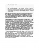 TALLER ETICA. FRANCISCO DE ASIS