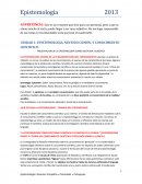 PRESENTACION DE LA EPISTEMOLOGÍA COMO DISCIPLINA FILOSOFICA