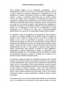 Informe del Servicio Comunitario.