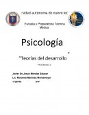 Psicología “Teorías del desarrollo” *EVIDENCIA 3°