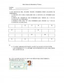 Prueba de longitudes segundo básico.