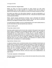 Modelo de desarrollo mahaler.. Página 1