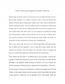 Women’s fashion and style magazines are harmful to female teens.