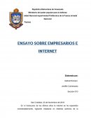 ENSAYO SOBRE EMPRESARIOS E INTERNET