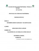 Protocolo de cirrosis hepática.