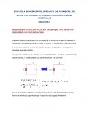 Respuesta de un circuito RC.