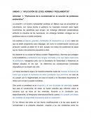 APLICACIÓN DE LEYES, NORMAS Y REGLAMENTOS.