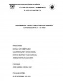 DISCRIMINACIÓN LABORAL POR TATUAJES.