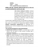 Demanda contencioso administrativo.