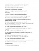 CUESTIONARIO PARA EL SEGUNDO PARCIAL DE ECOLOGIA Y DESARROLLO SUSTENTABLE. 2016.