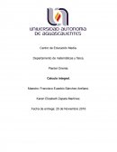 El Teorema fundamental del calculo.